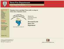 Tablet Screenshot of danefire.com